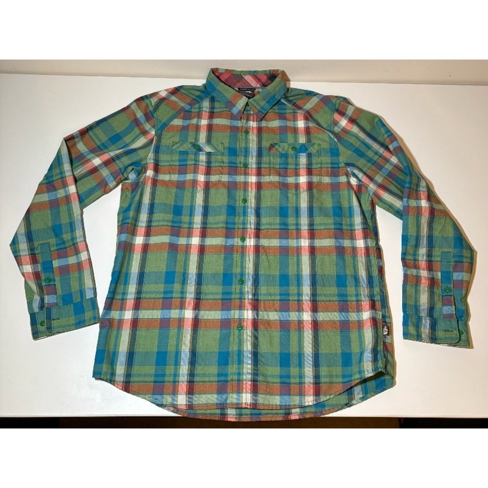 The North Face Men's Multicolor Plaid Button Down Shirt | Large